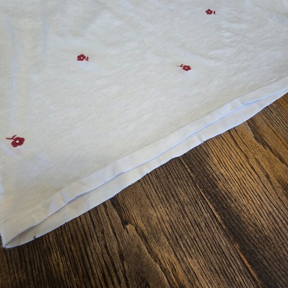 AERIE Juniors Long Sleeve Embroidered Tee Size XXS - Picture 5 of 8